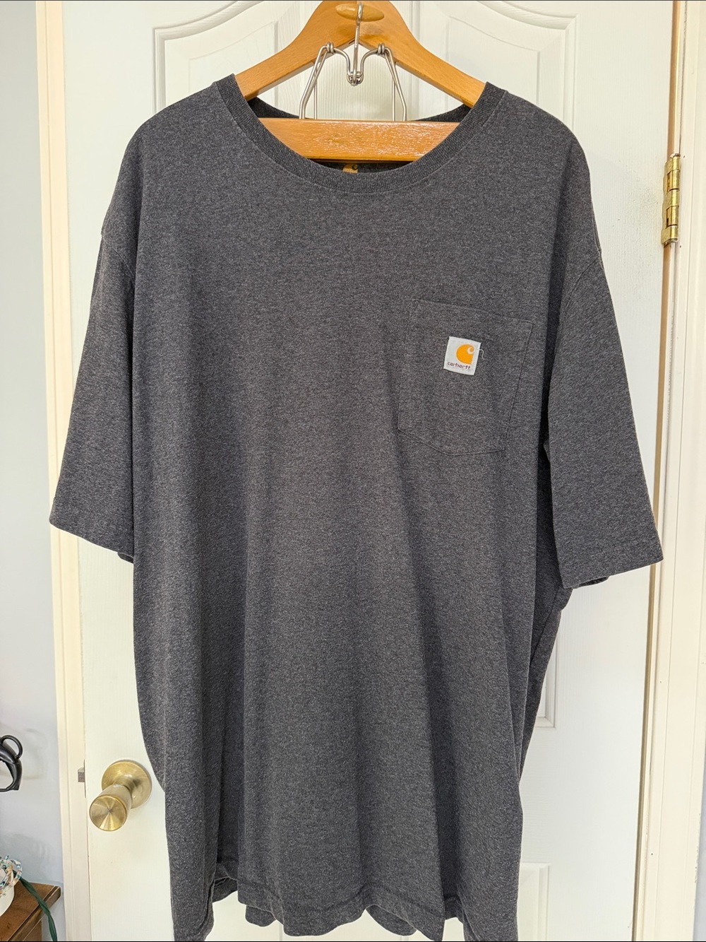 Carhartt Men's Charcoal Pocket Short-Sleeve Tee